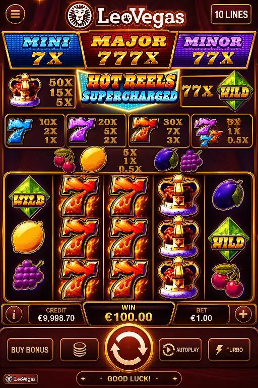 LeoVegas — скриншот 2